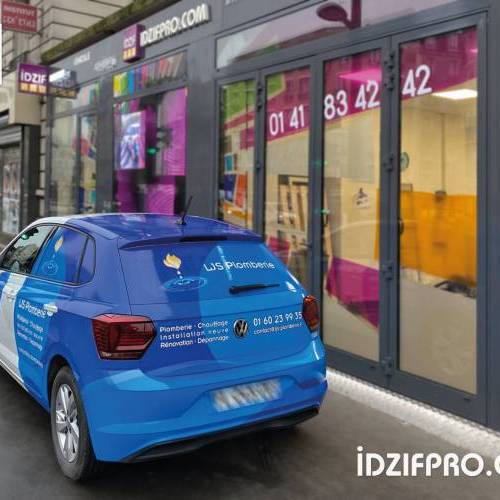 Marquage publicitaire vehicule Polo volkswagen Marquage publicitaire vehicule Polo volkswagen