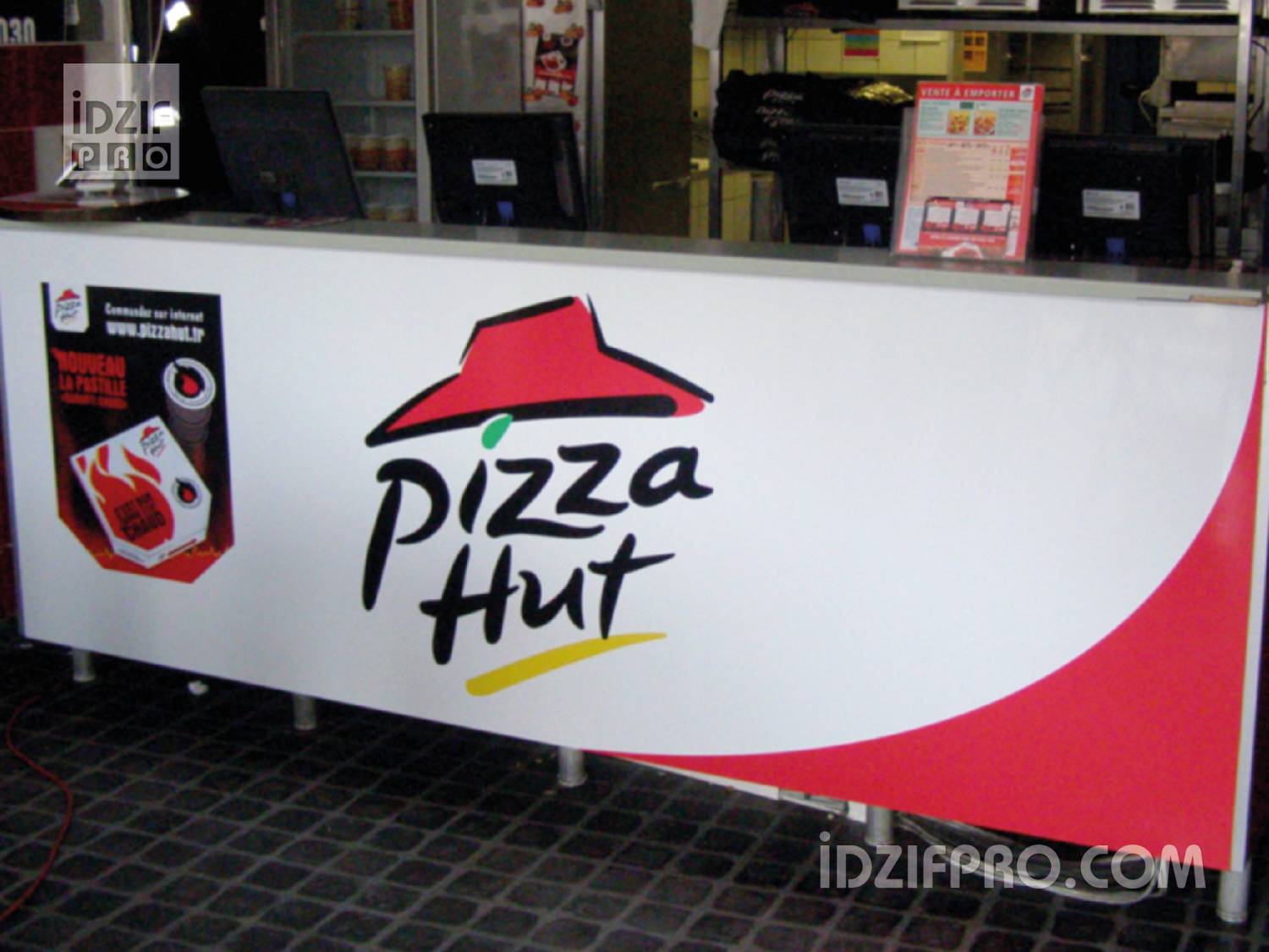  FLOCAGE PUBLICITAIRE PIZZA HUNT