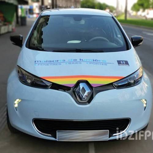  Marquage publicitaire renault zoe electrique