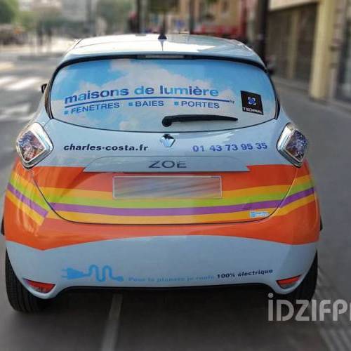  Marquage publicitaire renault zoe