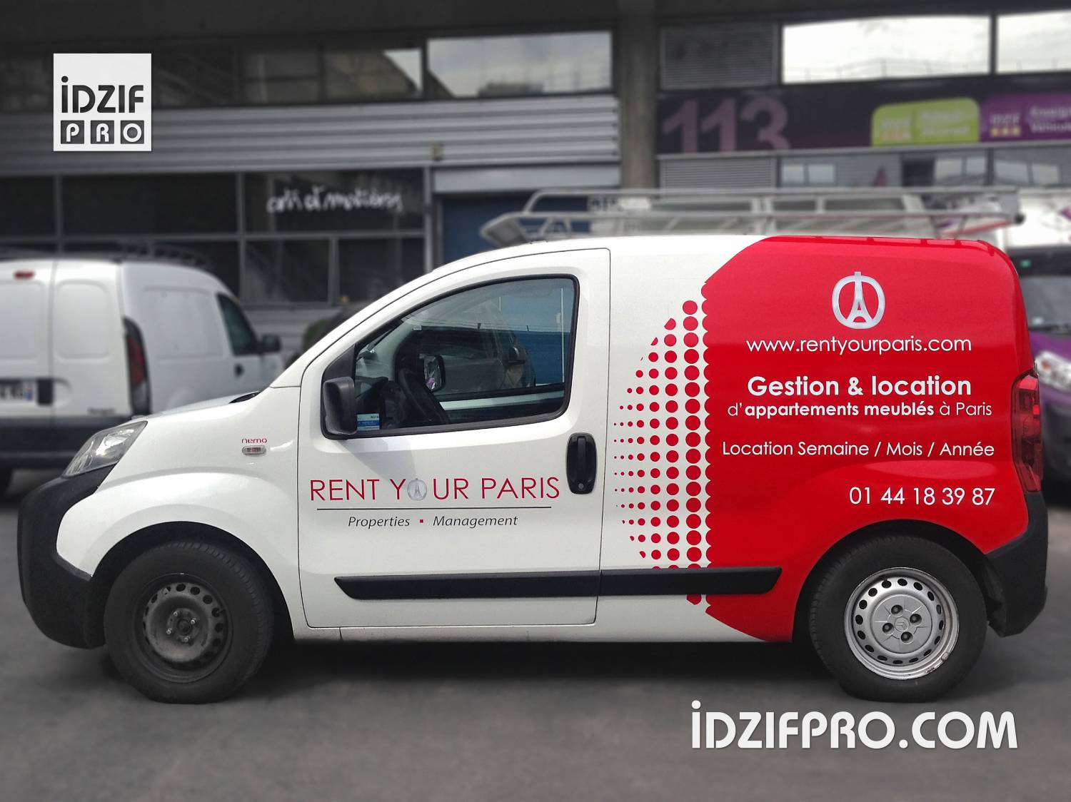  Publicite sur voiture entreprise