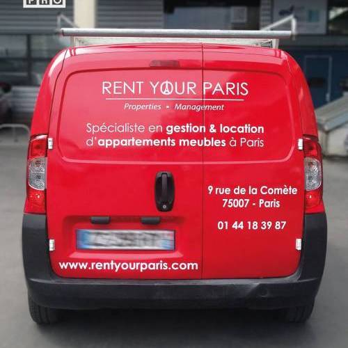  publicite adhesif voiture entreprise