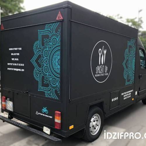 Decor adhesif sur food truck Decor adhesif sur food truck