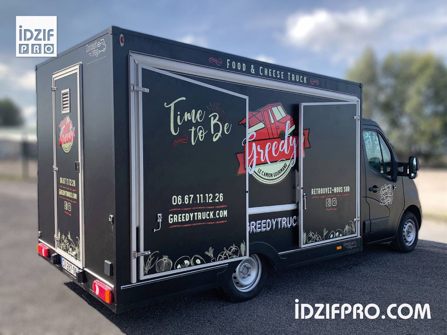 marquage adhesif sur food truck marquage adhesif sur food truck