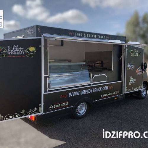 Vinyle ardoise food truck Vinyle ardoise food truck
