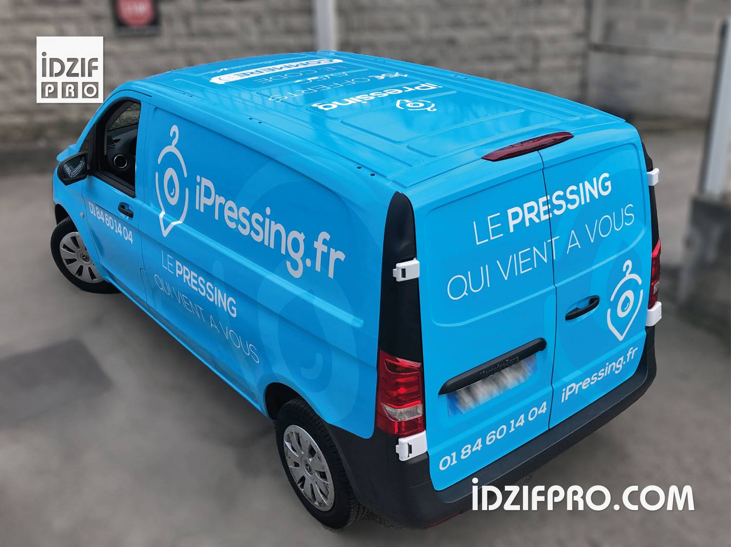 Total covering sur utilitaire Mercedes Vito Total covering sur utilitaire Mercedes Vito