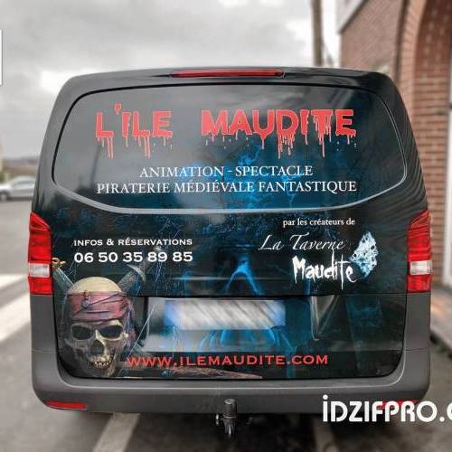  marquage publicitaire Mercedes vito