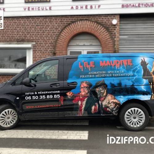  marquage publicitaire vehicule vito