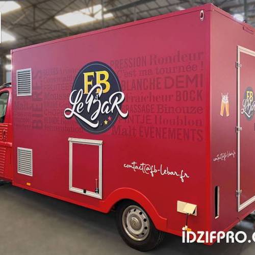 Covering food truck FB Le Bar Covering food truck FB Le Bar