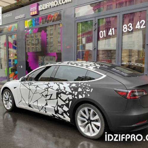 Wrapping Tesla Model 3 Wrapping Tesla Model 3