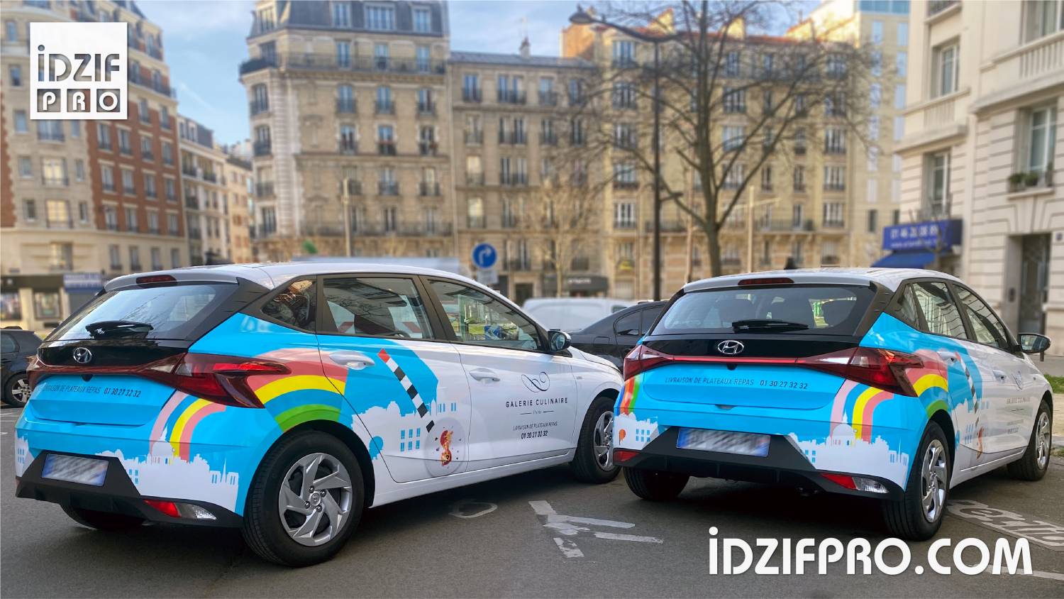 Marquage publicitaire Hyundai i20 Marquage publicitaire Hyundai i20