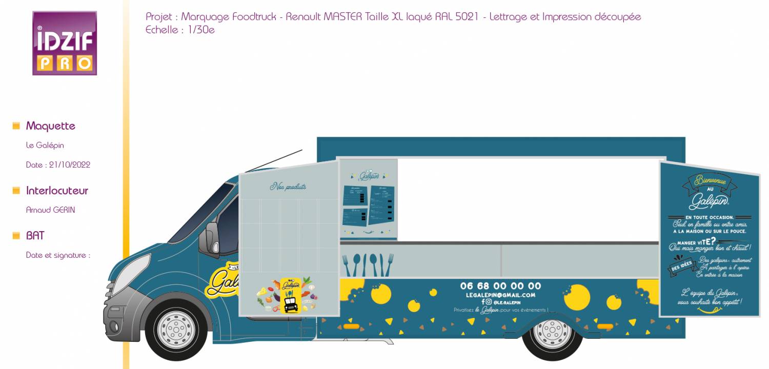  Creation graphique pour Food Truck