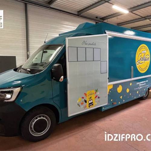 Habillage en adhesif du Food Truck Habillage en adhesif du Food Truck