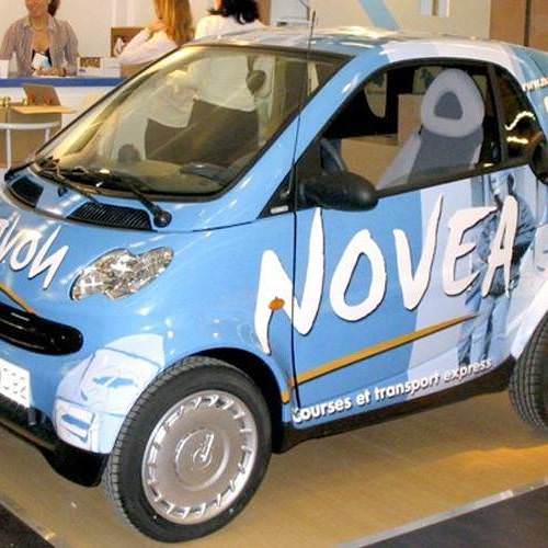 Total covering sur voiture smart NOVEA