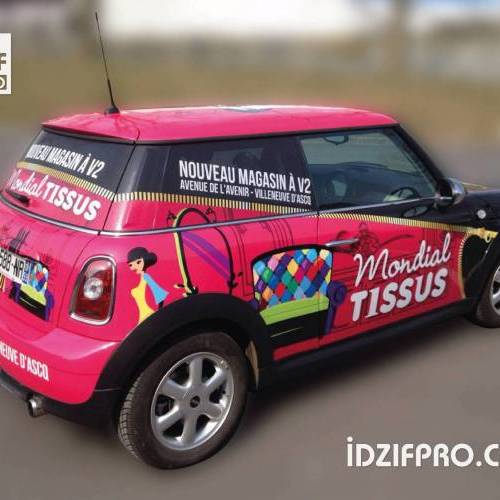 Total covering sur mini cooper