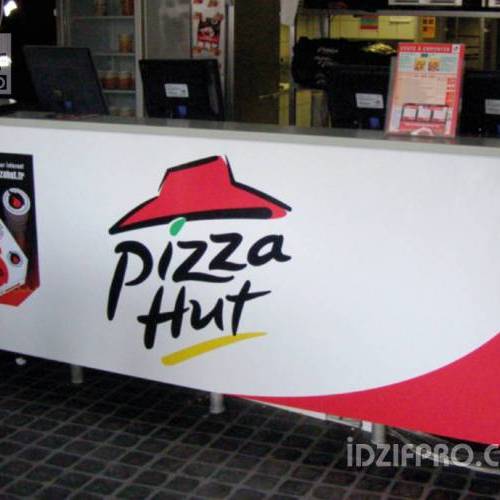 Décoration de boutique pour Pizza Hut