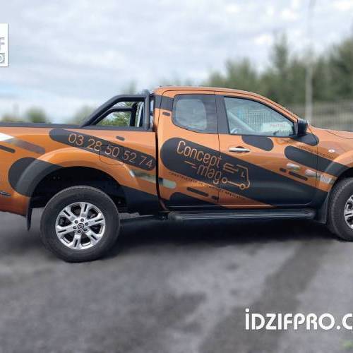 Personnalisation d'un véhicule 4x4 Nissan Navara