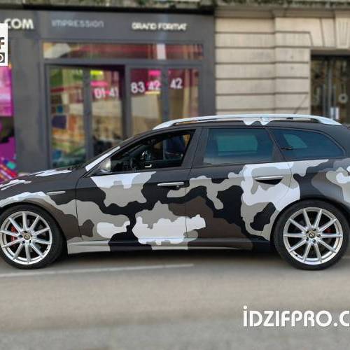 Wrapping camo sur Alfa Roméo 159SW