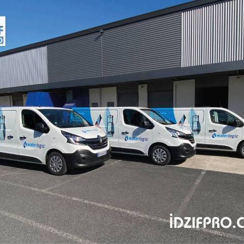 Semi covering sur flotte de Renault Trafic